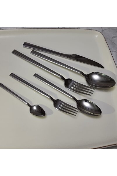 Kardelen Çubuk 72 Piece Spoon Fork Knife Set for 12 Persons