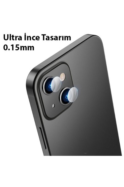 Ally iPhone 14 Tempered Glass Glass Camera Protector Transparent