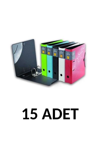 Maestro 15 Pieces Neon Colors Super Luxury Folder (3 Pieces in Each Color)