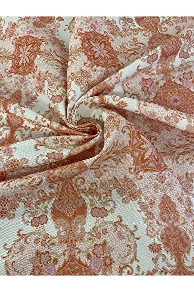 SUZANİ Dantel Motifi Desenli Dijital Baskılı Kumaş Kms-1502