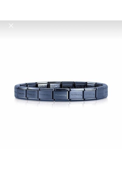 PARPALİ Accessory Navy Blue Italian Charm Bracelet