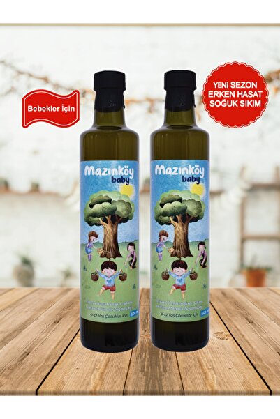 MAZINKÖY ZEYTİNYAĞI Anne Bebek Serisi 250ml 2'li Avantaj Paketi Bebekler Için...