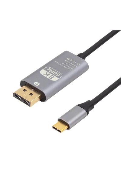Ally Type-c To Displayport 8k 60hz Çevirici Görüntü Kablosu 1m - Hdtv Projektör Siyah