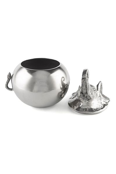 Mikasa Moor Silver Elephant Decorative Bowl 23x23x31cm