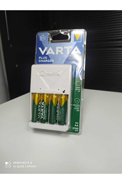 Varta Pil Şarj Aleti 4x2100 Mah 4 Adet Pilli