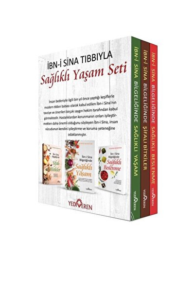 Yediveren Yayınları İbni Sina Tıbbıyla Sağlıklı Yaşam Seti 3 Kitap Takım