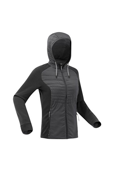Decathlon Quechua Kadın Outdoor Sweatshirt - Siyah - Nh500