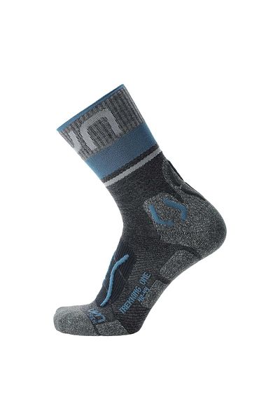 UYN Herren Trekking Socken – One Merino Socken, Wandersocken, Merinovolle, Logo