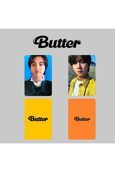 Kpop Dünyasi Bts Jin ''Butter'' Album Card Set