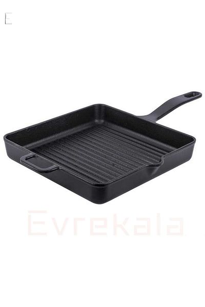 Tantitoni Evrekala Square Grill Pan Iron Cast 25 Cm Evrekala