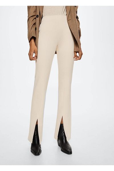 MANGO Woman Trousers with Slits on the Legs
