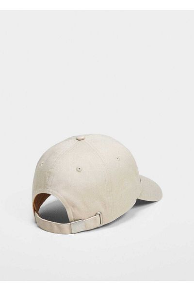 MANGO Man Graphic Patterned Cotton Hat
