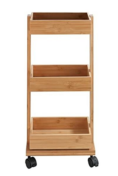 Wenko Dulap de baie cu 3 rafturi 18 X 71,5 X 31 cm Natur Raf Tortona