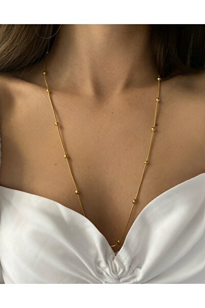 GessoJewellery Mini Toplu Zincir Çelik Kolye