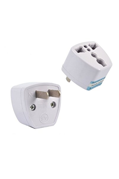 Derwell Yeni 2025 Dönüştürücü Adaptör Avustralya Euro Avrupa Amerika'ya Seyahat Adaptörü 2 Düz Pin Çevirici