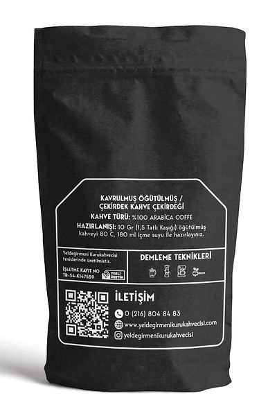Yeldeğirmeni Kurukahvecisi Professional Barista Selection - Espresso Coffee 250 gr