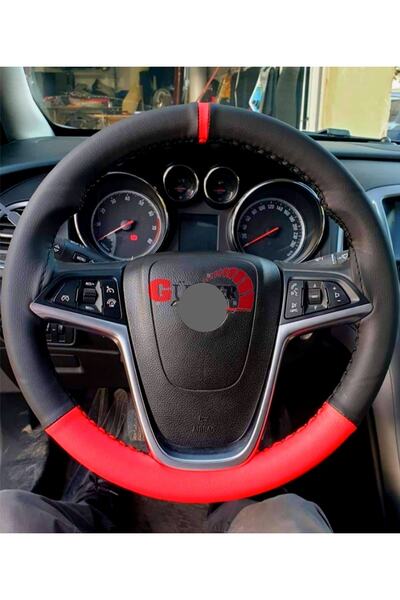 Asegaraj Renault Megane 2 Uyumlu Dikmeli Deri Direksiyon Kılıfı Iki Renkli Yü...