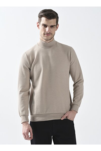 SÜVARİ Yarım Balıkçı Yaka Kapitone Bej Erkek Kazak Tr2013700302