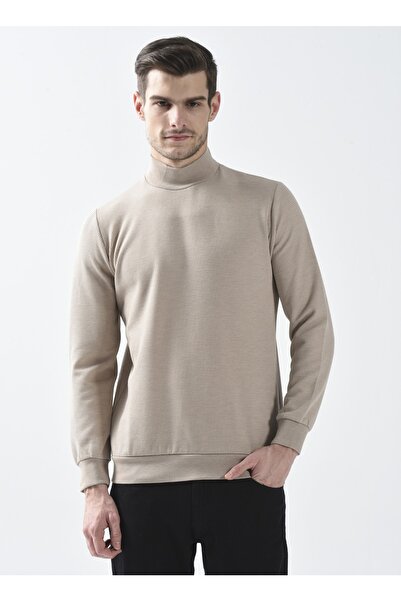 SÜVARİ Yarım Balıkçı Yaka Kapitone Bej Erkek Kazak Tr2013700302