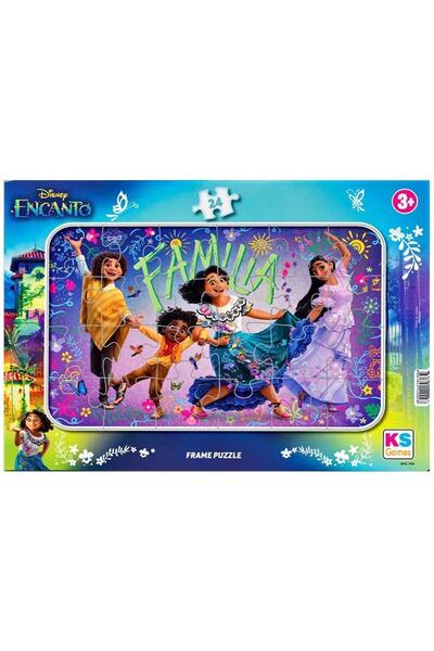 Kesman Kitap Disney Heroes Licensed Frame 24 Pieces 5-Piece Mixed Puzzle Set