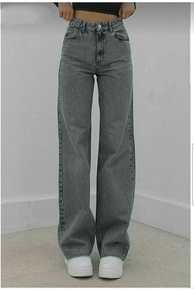 Trn JNS Sanem 90s Smoked Snow Loose Lycra Super ψηλόμεσο παντελόνι