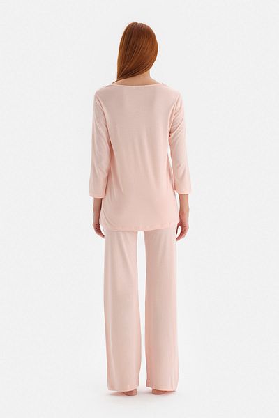 Dagi Salmon Pajama Set