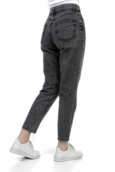 BROSERER Fast Power Lycra Grinded Anthracite Mom Jean Smoked Boyfriend