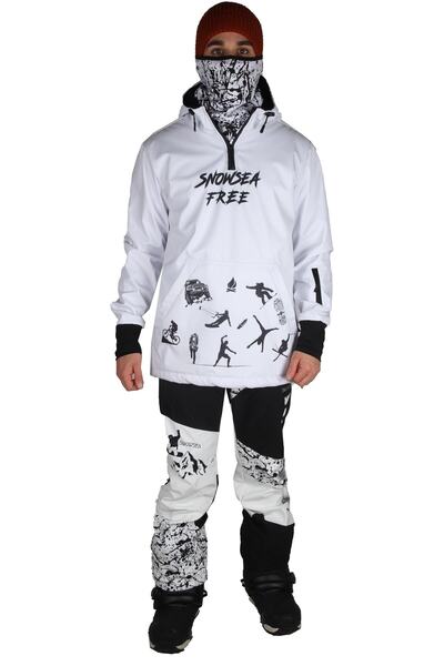 SNOWSEA Free Snowboard Mont Ve Pantolon Takımı, Ss7922, My Way Kayak Montu Takımı