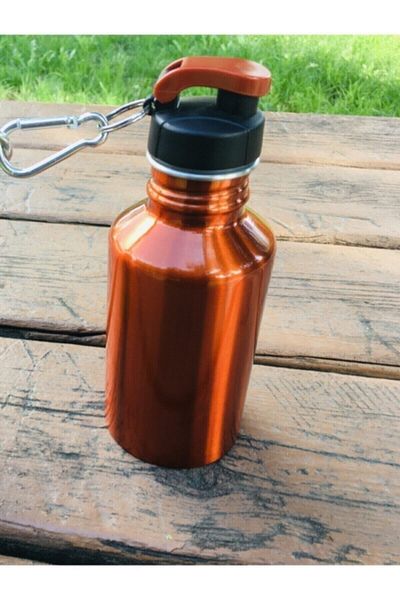 BEESTAR Flask Steel 500 ml Double Sided Orange