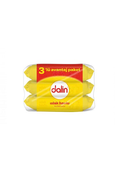 Dalin Wet Towel Wipes Refil 56 Pack of 3 8690605067700
