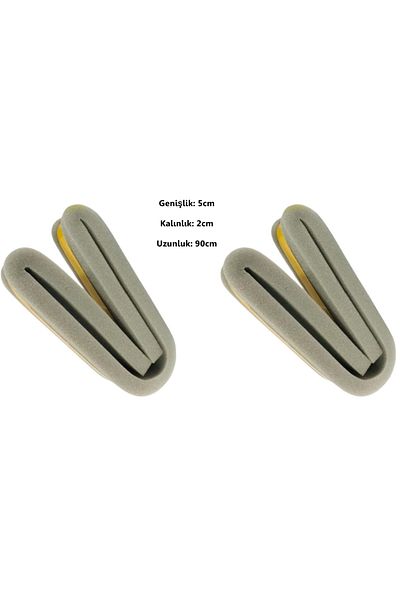 EbruliHomeArt 2-Pack under Door Sponge Insulation Tape