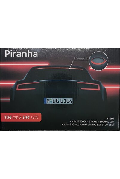 Piranha Animasyonlu Kayar Sinyal Ve 3. Stop Ledi, 104 cm & 144 Led