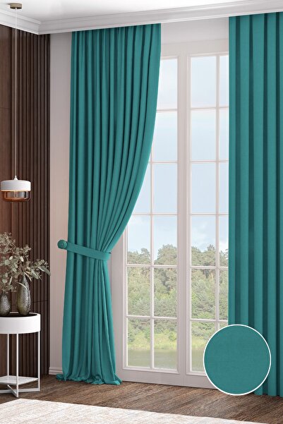 Altındaş Tekstil Petek Fon Perde Ekstrafor Büzgülü (PİLESİZ) Tek Kanat Turkua...