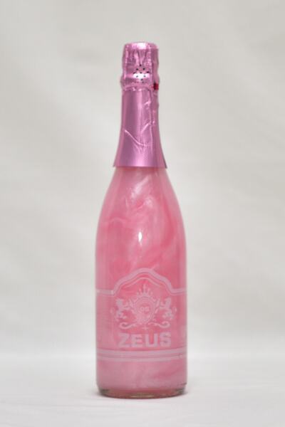 OS ZEUS Simli Alkolsüz Çilekli Şampanya* (PEMBE)