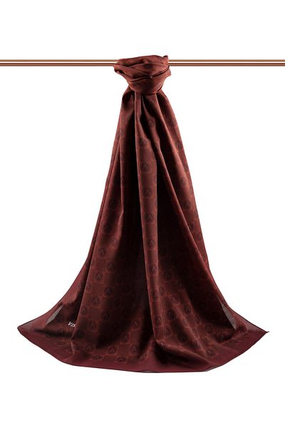 Vissona Γυναικείο σάλι Tan Luxury Medina Silk