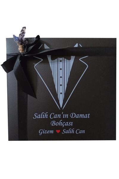 Soner Damat Bohçası Çikolatası Madlen Çikolata Kutusu 18'li Isme Özel (pelit Valonia)