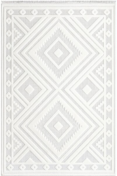 İpek Halı Almond 11415 Saçaklı Halı