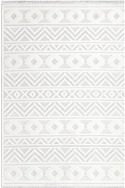 İpek Halı Almond 11406 Saçaklı Halı