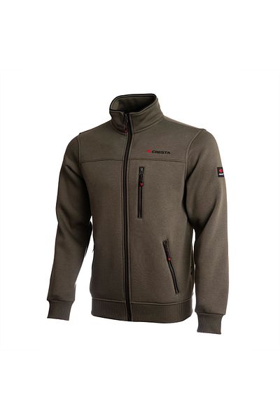 Cresta Men's Khaki Zippered Jacket