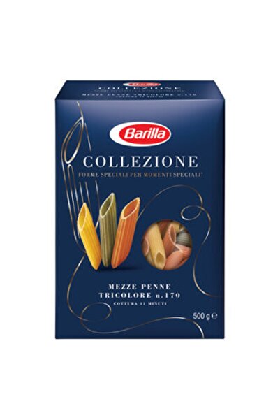 Barilla Mezze Penne Tricolore (üç Renkli Kalem) Makarna 500 G