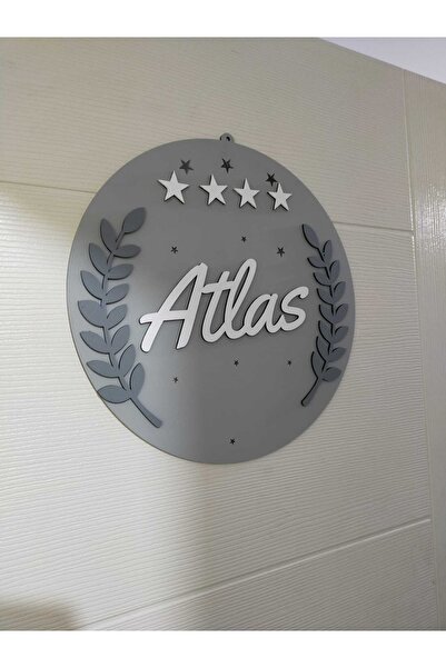 Işıklı Toplar Türkiye Özel Konsept Tasarım Isimli Bebek Çocuk Kapı Süsü