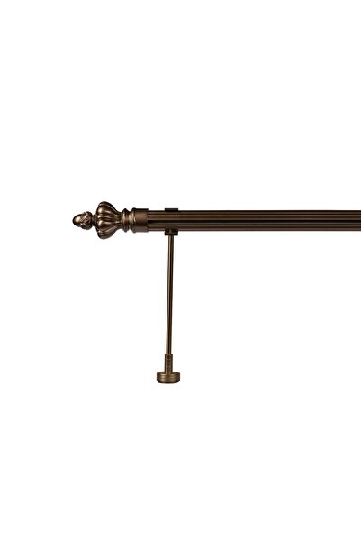 RUSTIKCIM Antik Rustik Bronz Fon Perde Askısı Krb-13 175 Cm