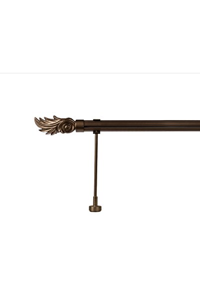 RUSTIKCIM Antik Rustik Bronz Fon Perde Askısı Krb-14 225 Cm