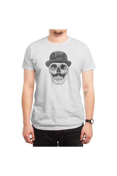 Fizello Ανδρικό και γυναικείο λευκό μπλουζάκι - Gentlemen Never Die Unisex T-shirt