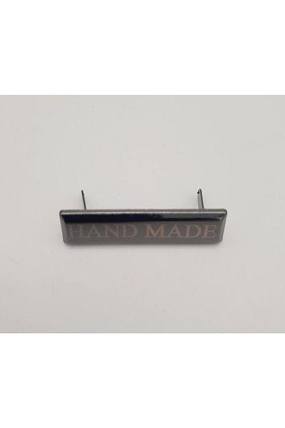 angel çanta aksesuar Placă de etichetă metalică scrisă manuală Ornament Culoare afumată