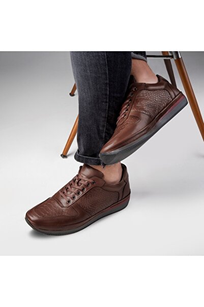 Ducavelli Muster Genuine Leather Men's Casual Shoes, Fur Inside Shoes, Winter Fur Shoes