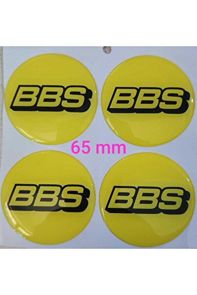 ALTAŞ Bbs Sarı Plasto (damla) Yapıştırma Jant Göbeği 4 Lü 65 Mm