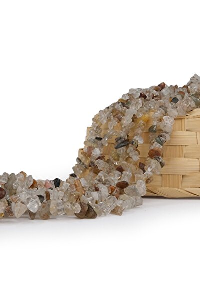 Prestij Boncuk حجر الكوارتز المكسور سلسلة الحجر الطبيعي موديل-04