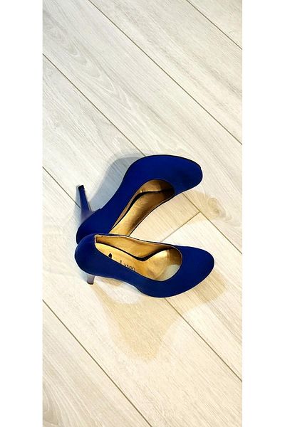 GokceKundura06 Pantofi stiletto din piele întoarsă de damă 