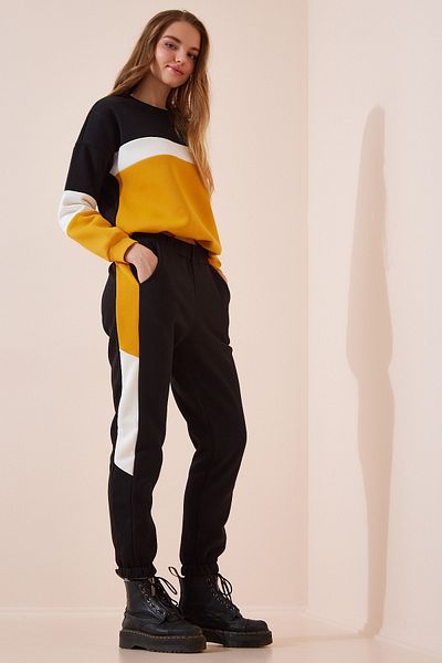 Happiness İstanbul Sweatsuit - Black - Regular fit